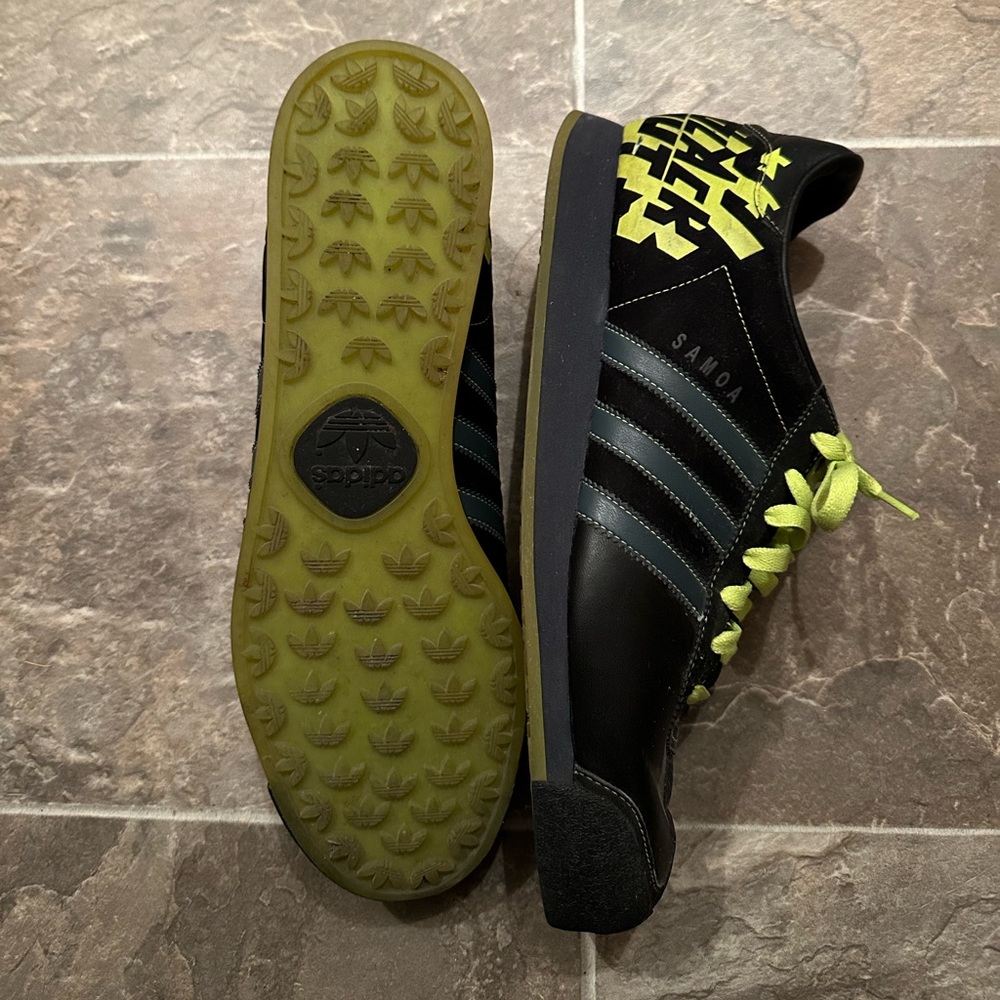 Adidas Original Samoa Mens (Black/Lime)